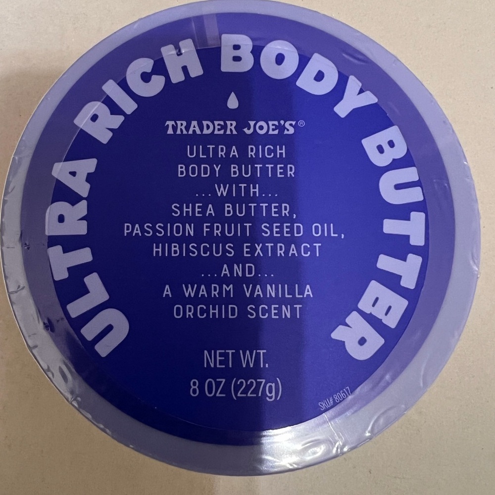 Trader Joe's Ultra Rich Body Butter - Purple